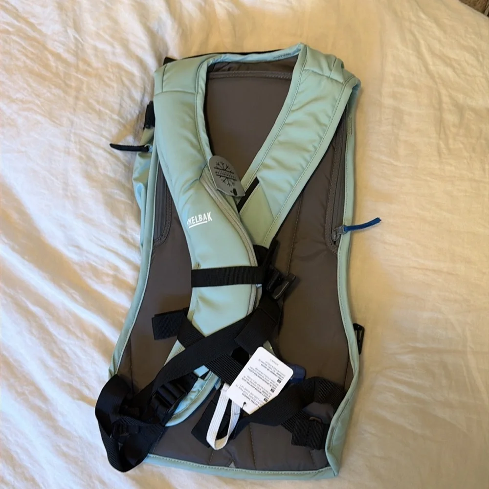 NWT CamelBak Powderhound 12 Hydration Ski Backpack 2L Blue Mist/Black